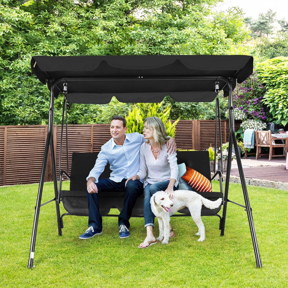 3-Seat Patio Swing Chair