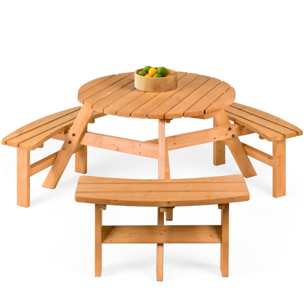6-Person Circular Picnic Table 6-Person Circular Picnic Table