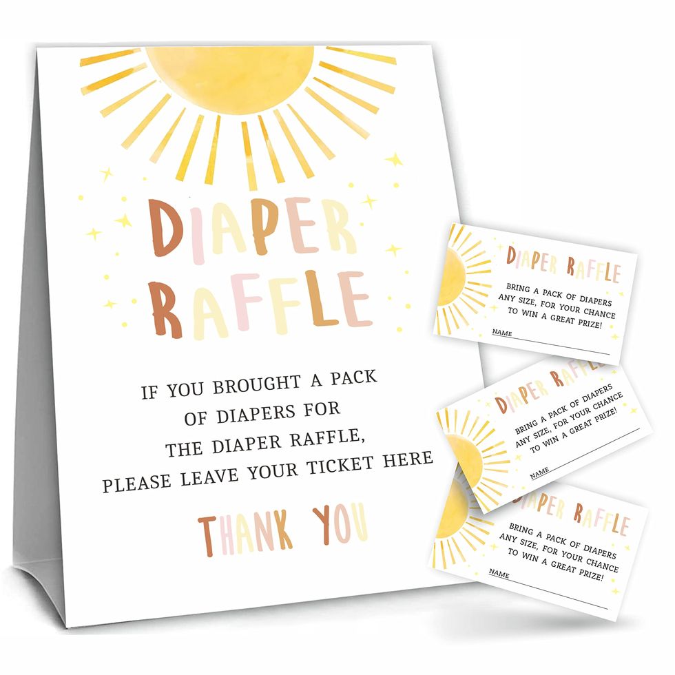 Diaper Raffle Game Kit