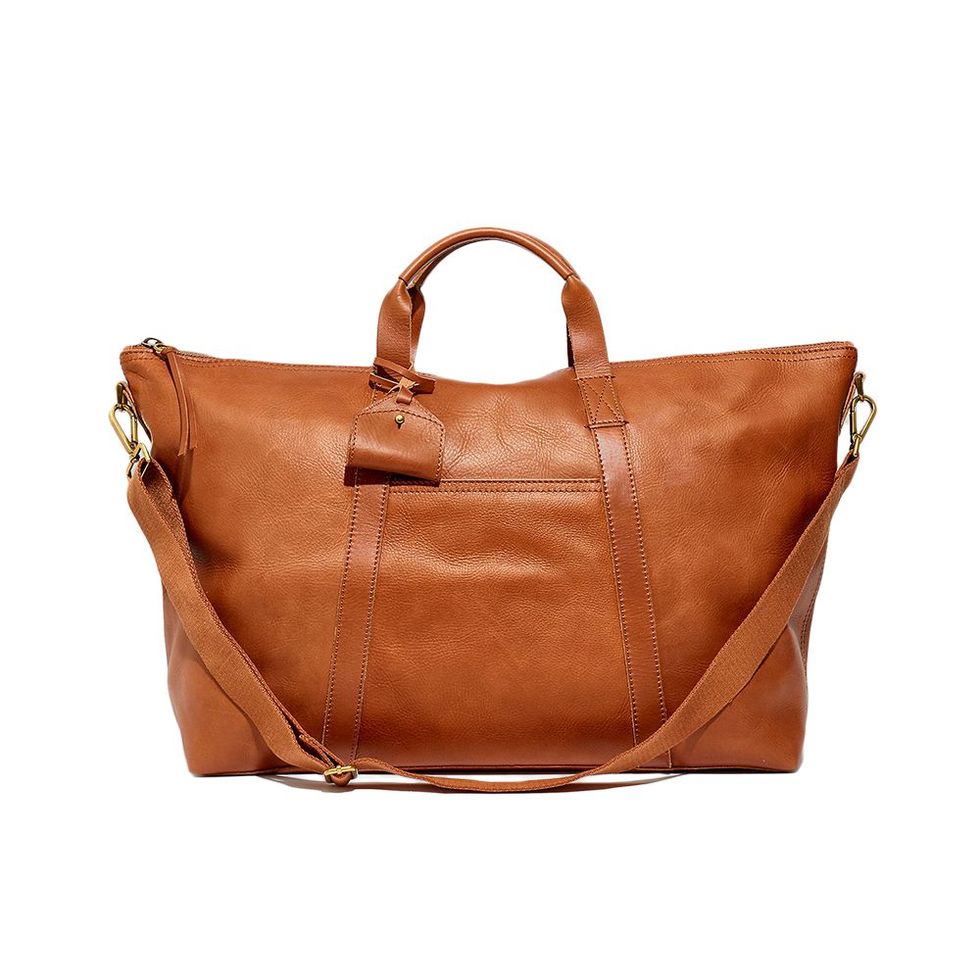 The Essential Overnight Bag in Leather