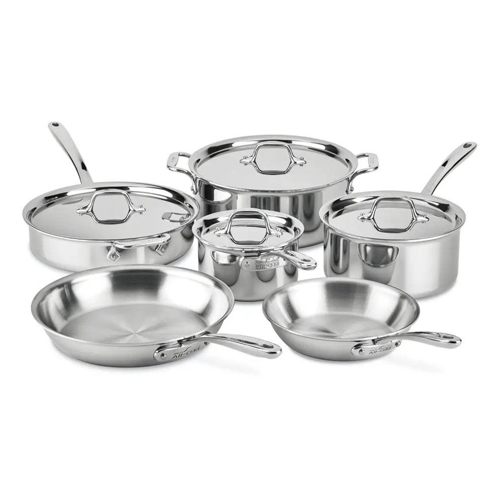 D3 3-Ply Stainless Steel Cookware Set