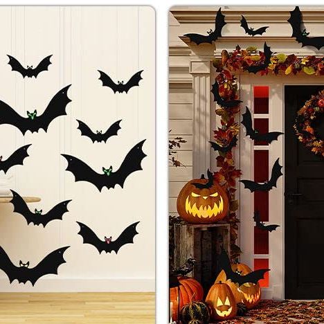  Hanging Bats Halloween Decoration
