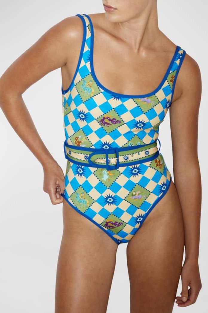 Lou Belted One-Piece Swimsuit