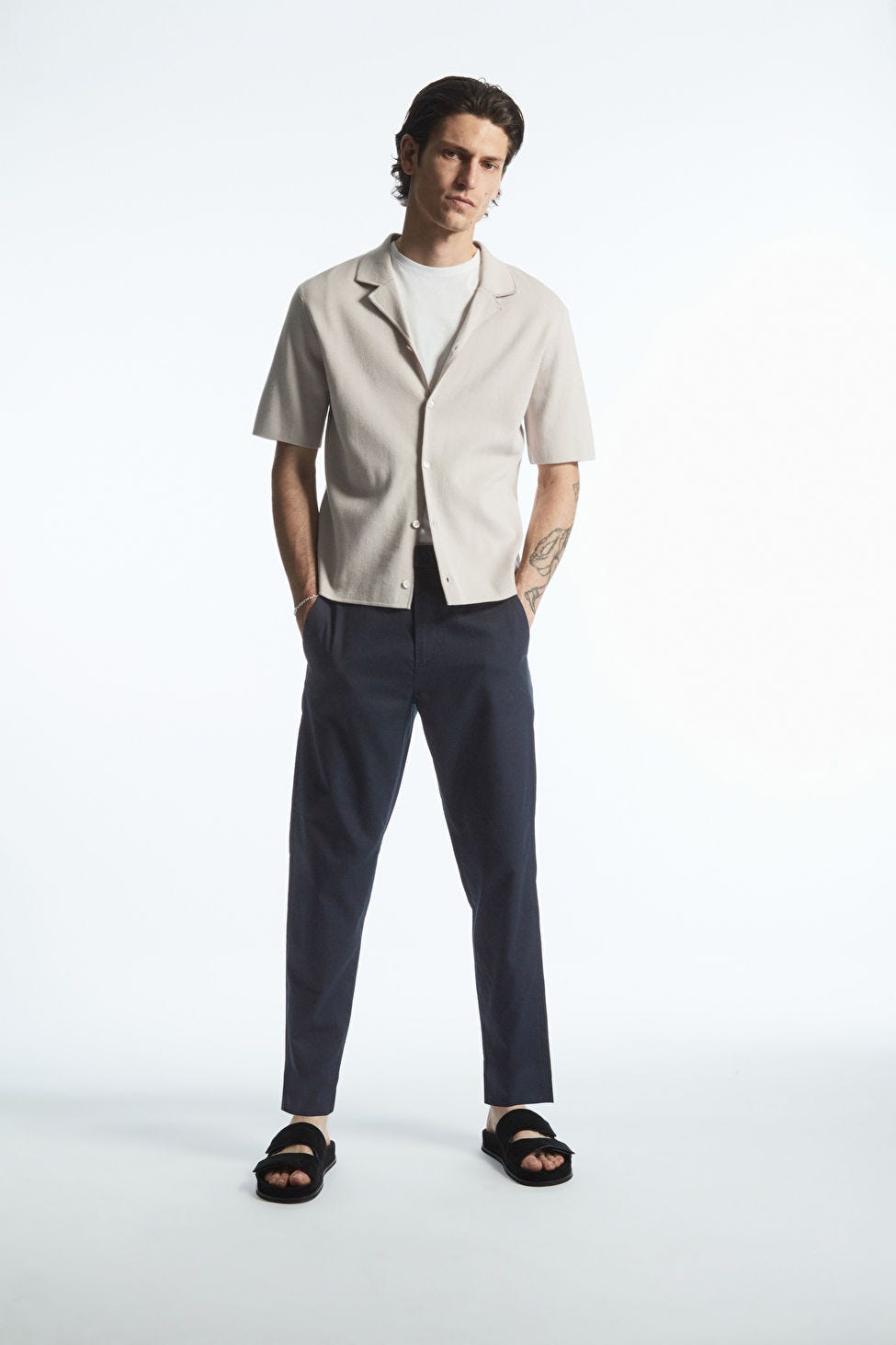 COS Tapered Linen Trousers 2024, Buy COS Online