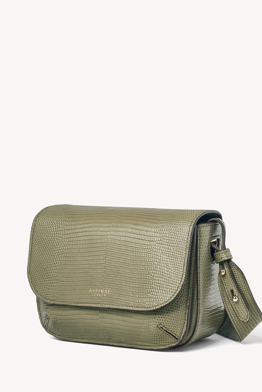 The Cos leather crossbody bag is now available in silver