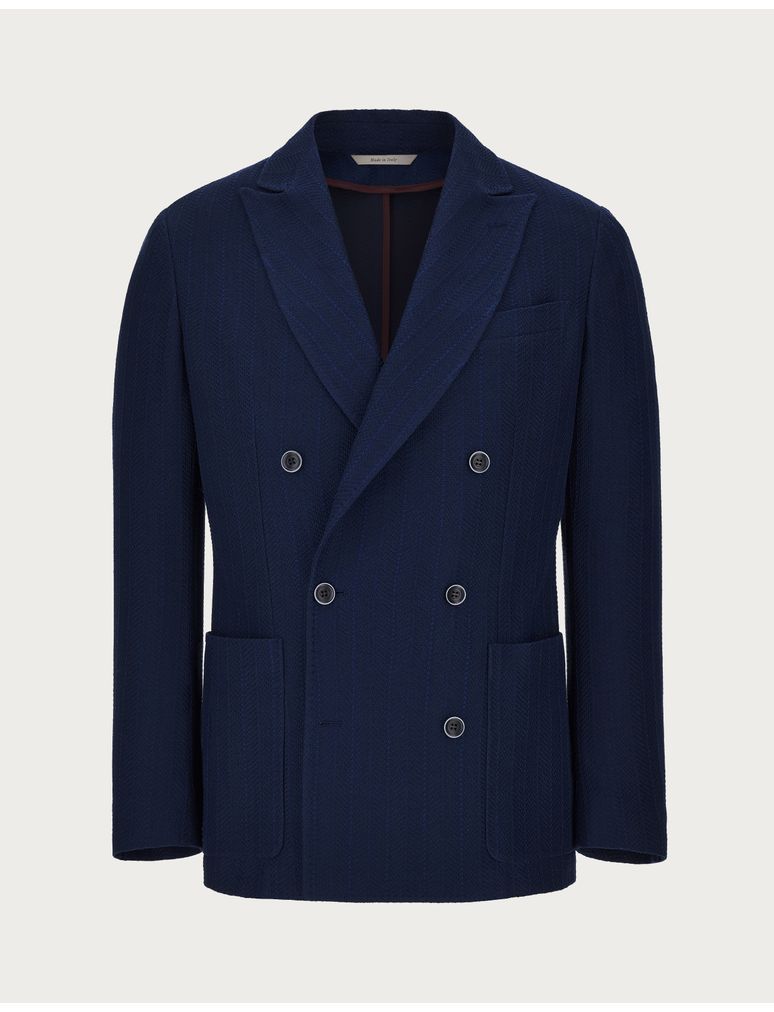 A Navy Double-Breasted Jacket Will Take You Everywhere