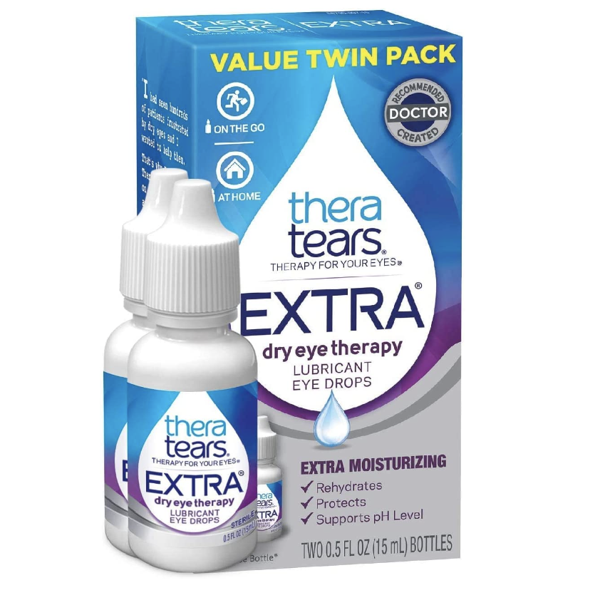 Extra Dry Eye Therapy Lubricating Eye Drops (2-Pack)