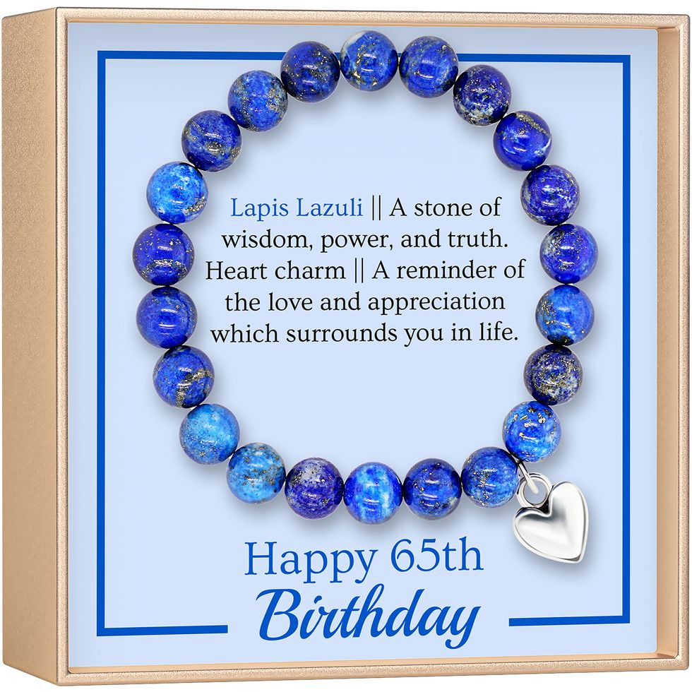 65th Birthday Milestone Bracelet 