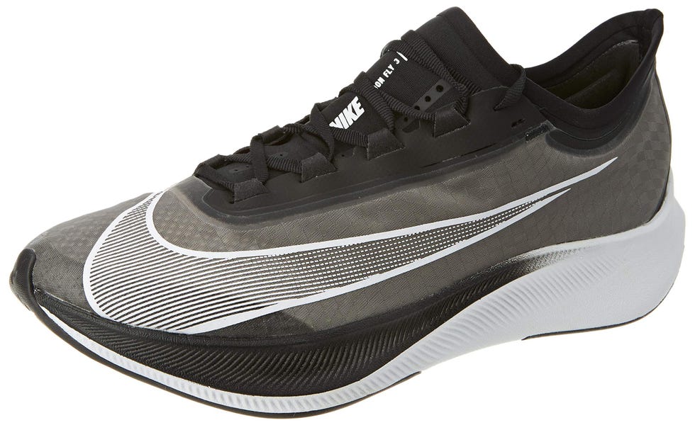 NIKE Zoom Fly 3, Zapatillas para Correr Hombre, Black White Volt, 41 EU