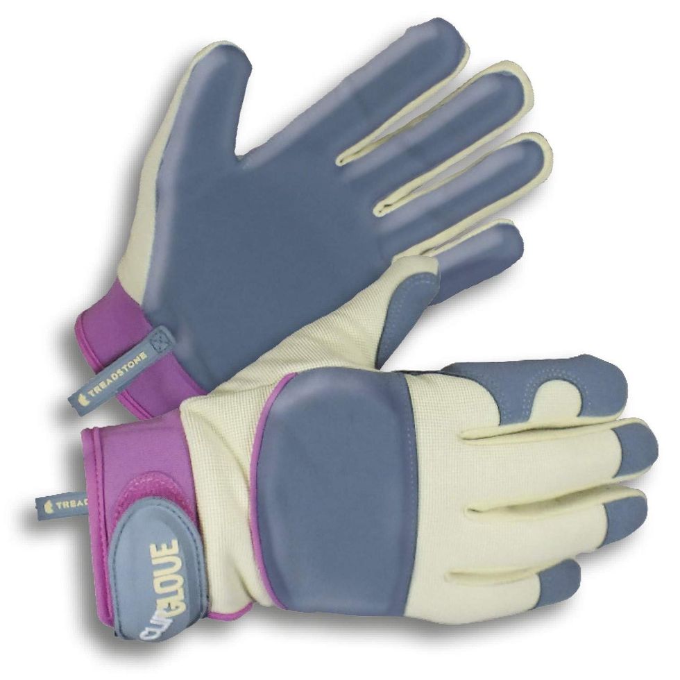 ClipGlovesGardening Leather Palm Gloves