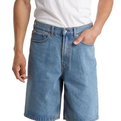 Check-5 Baggy Denim Shorts