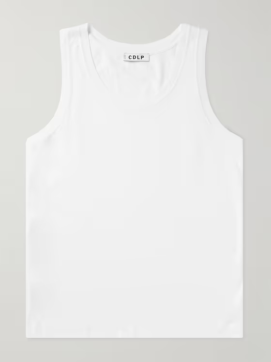 Lyocell and Pima Cotton-Blend Jersey Tank Top