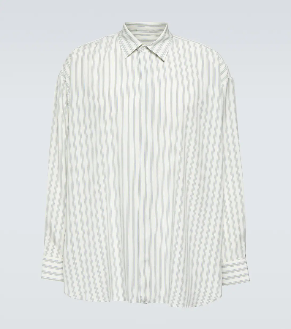 Sisco striped silk shirt