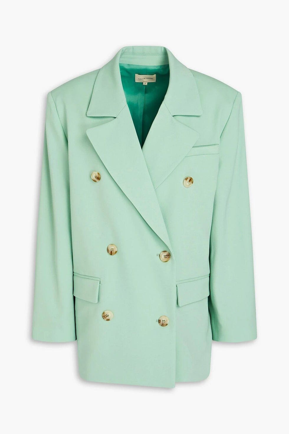 Harat Double-Breasted Stretch-Wool Blazer