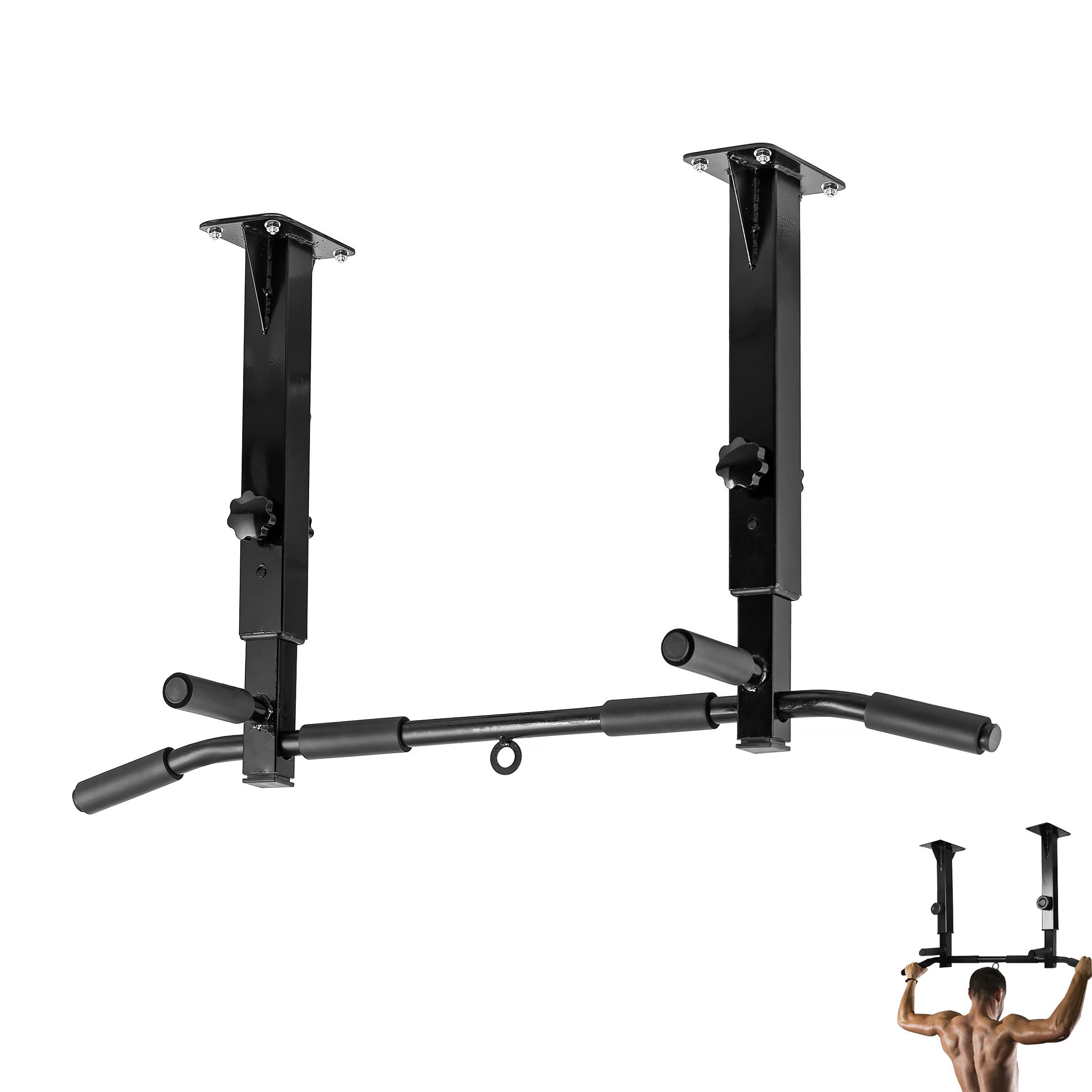 Homemade wall mounted discount pull up bar