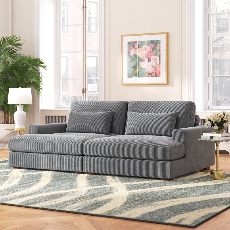 Modern deep deals couch