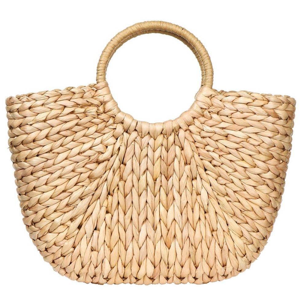 Straw Hand-woven Top-handle Handbag