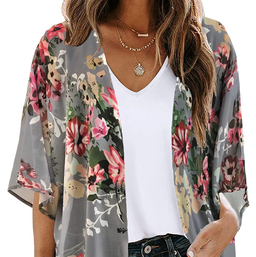 Floral Print Cardigan 