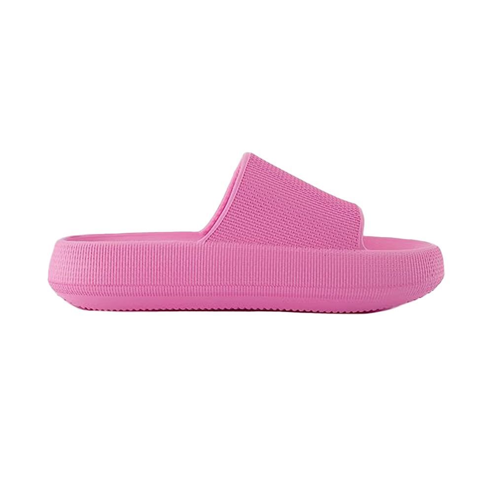 Unisex EVA Soft Home Flip Flops Comfortable Flat Slides Non-Slip Silent Indoor Adult Family Shower Slippers