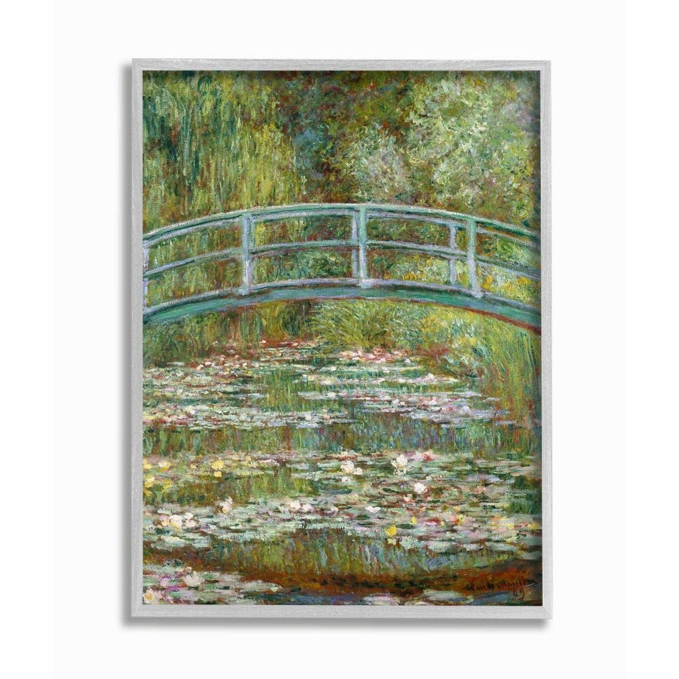 Bridge Over Lilies Classic Painting Bridge Over Lilies Classic Painting