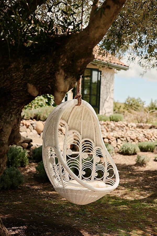 Pottery barn hanging clearance chair