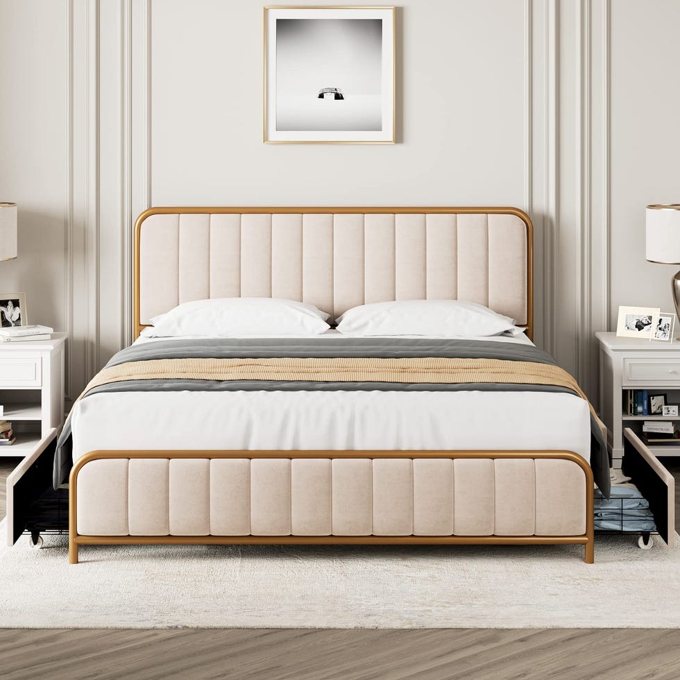 Upholstered Storage Bed Frame Upholstered Storage Bed Frame