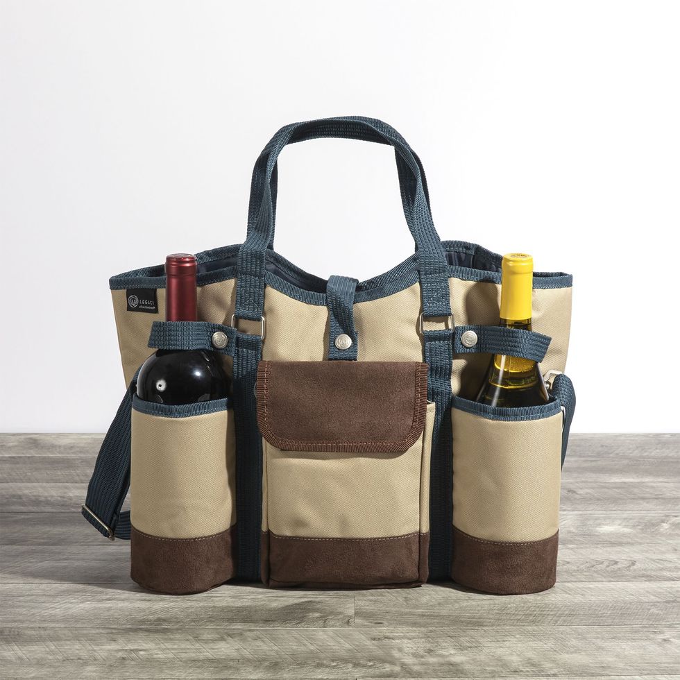 Countryside Wine Totes, 4-Piece Set