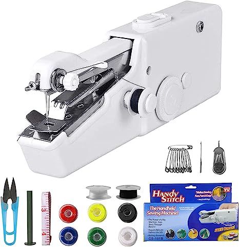 Handhedld Sewing Machine - On-the-Go Cordless Mini Portable Sewing