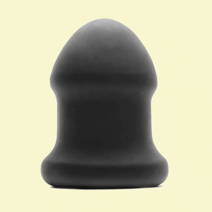 Gender-affirming sex toys: BUCK OFF - BLACK FTM STROKER 2.75 INCH