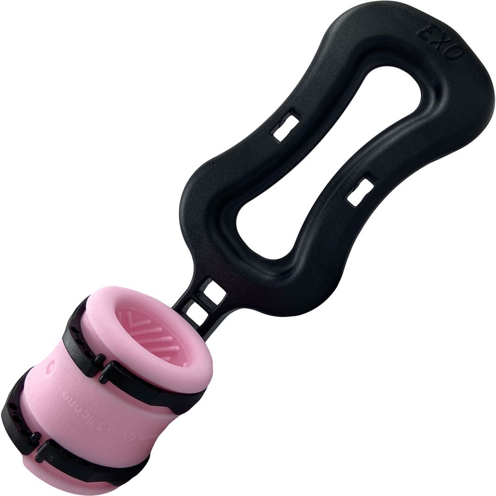 Gender-affirming sex toys: Exo Hands Free Wearable Stimulator For Trans Femmes - Pink
