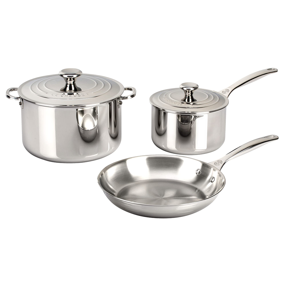 Tri-Ply Stainless Steel Cookware Set