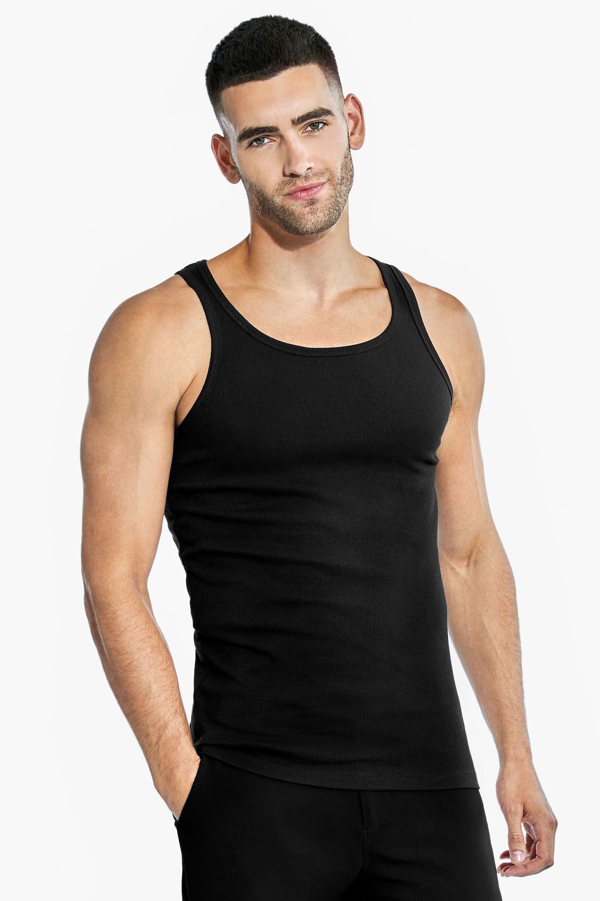 Camisetas de tirantes negras new arrivals