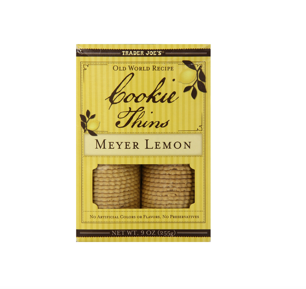 Meyer Lemon Cookie Thins, 2 Pack