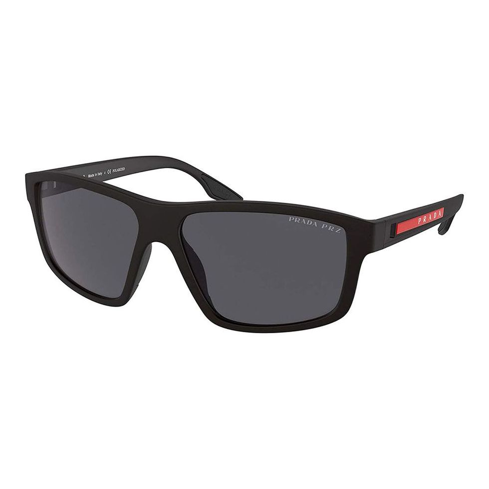 0PS 02XS Rubber Frame Polarized Sunglasses
