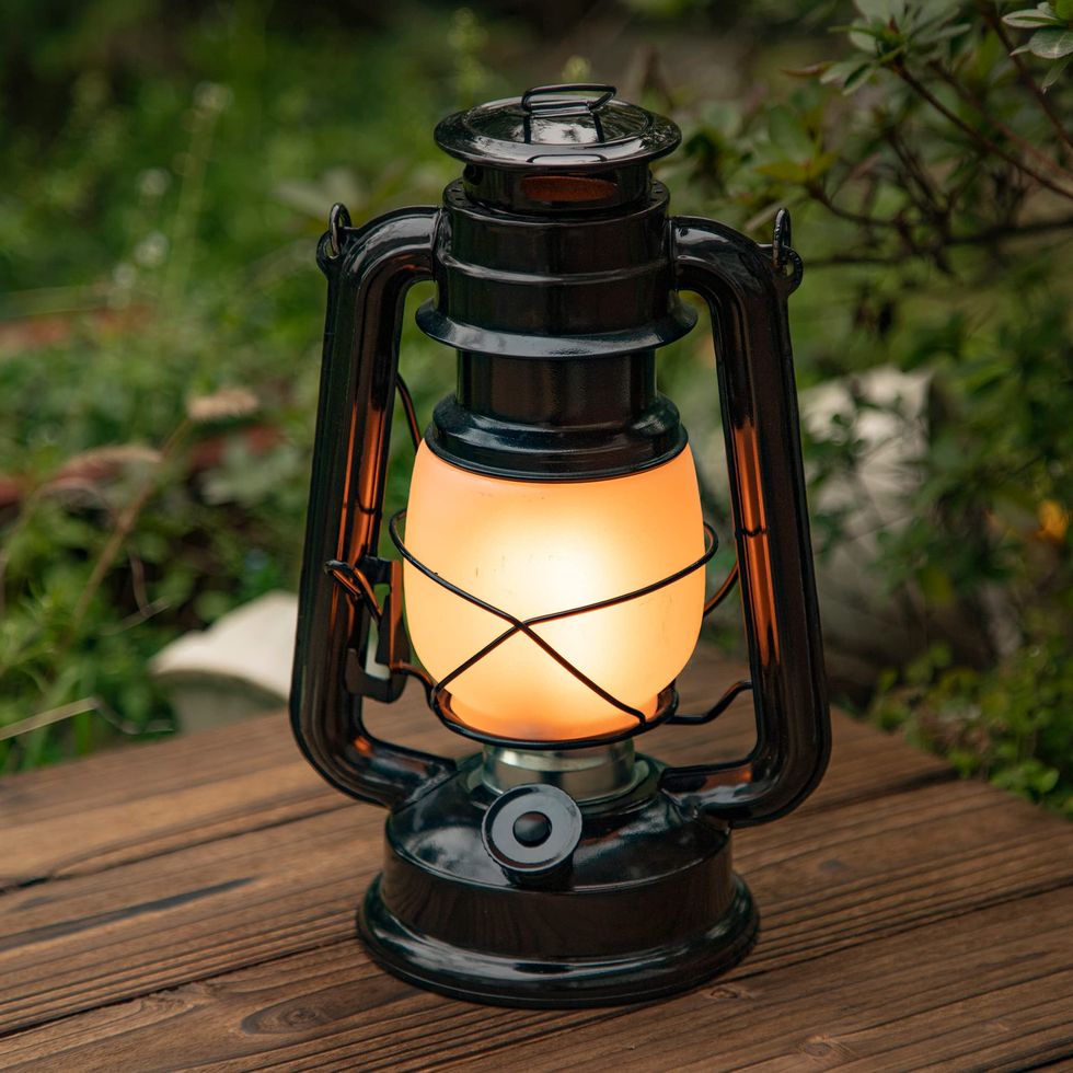 LED Vintage Flame Lantern 