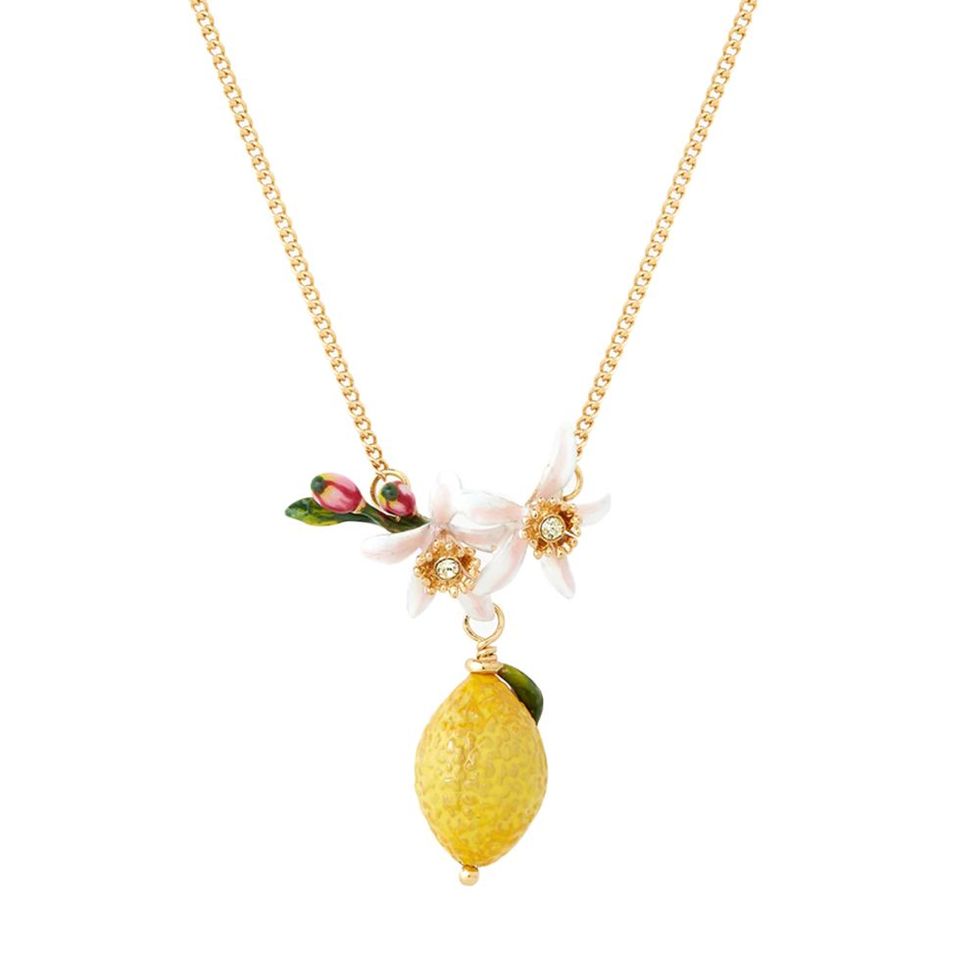Lemon Blossom Pendant Necklace
