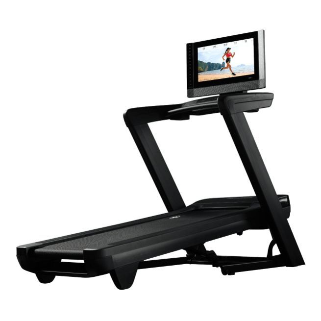 Treadmill with cushioned track hot sale