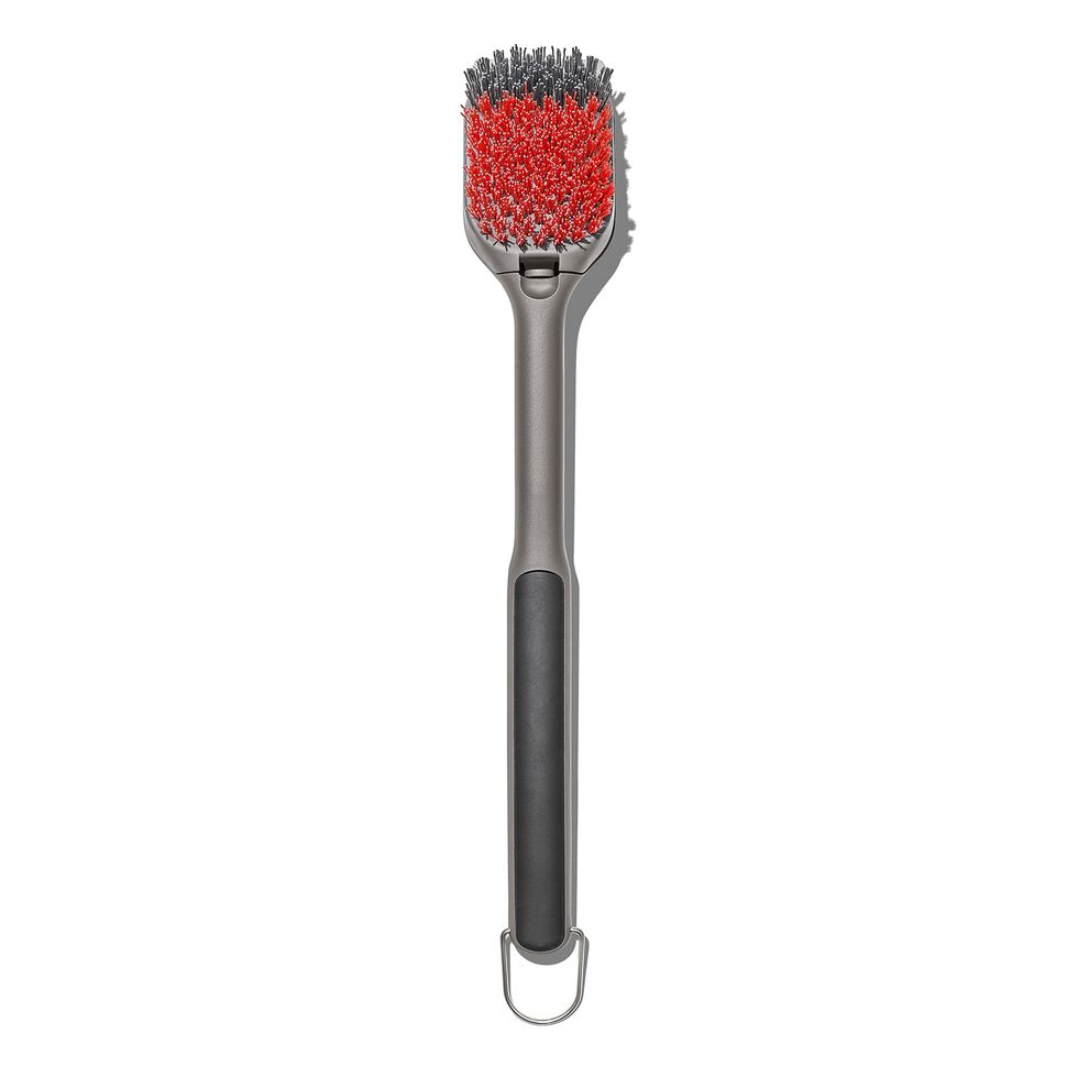 Kona Safe/Clean Grill Brush - Bristle Free BBQ Grill Brush - 100% Rust Resistant Stainless Steel Barbecue Cleaner - Safe for