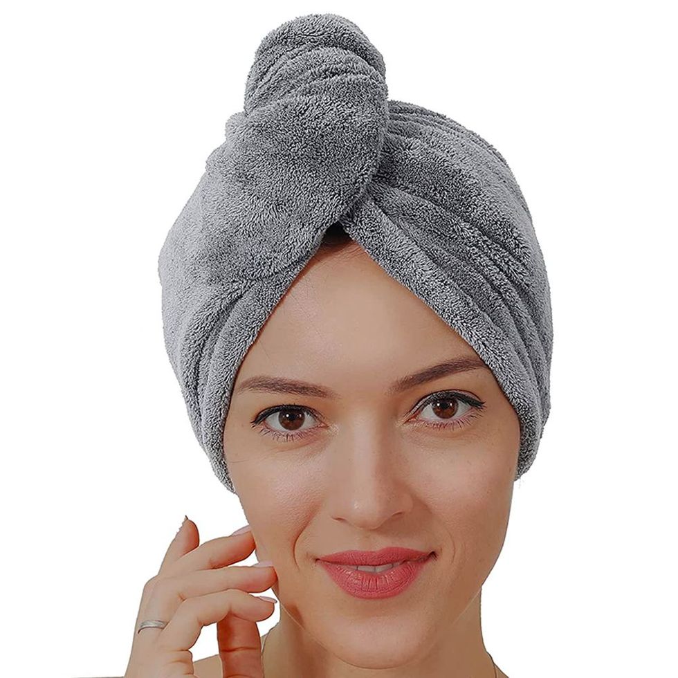 5-Pack Microfiber Hair Towel Wrap 