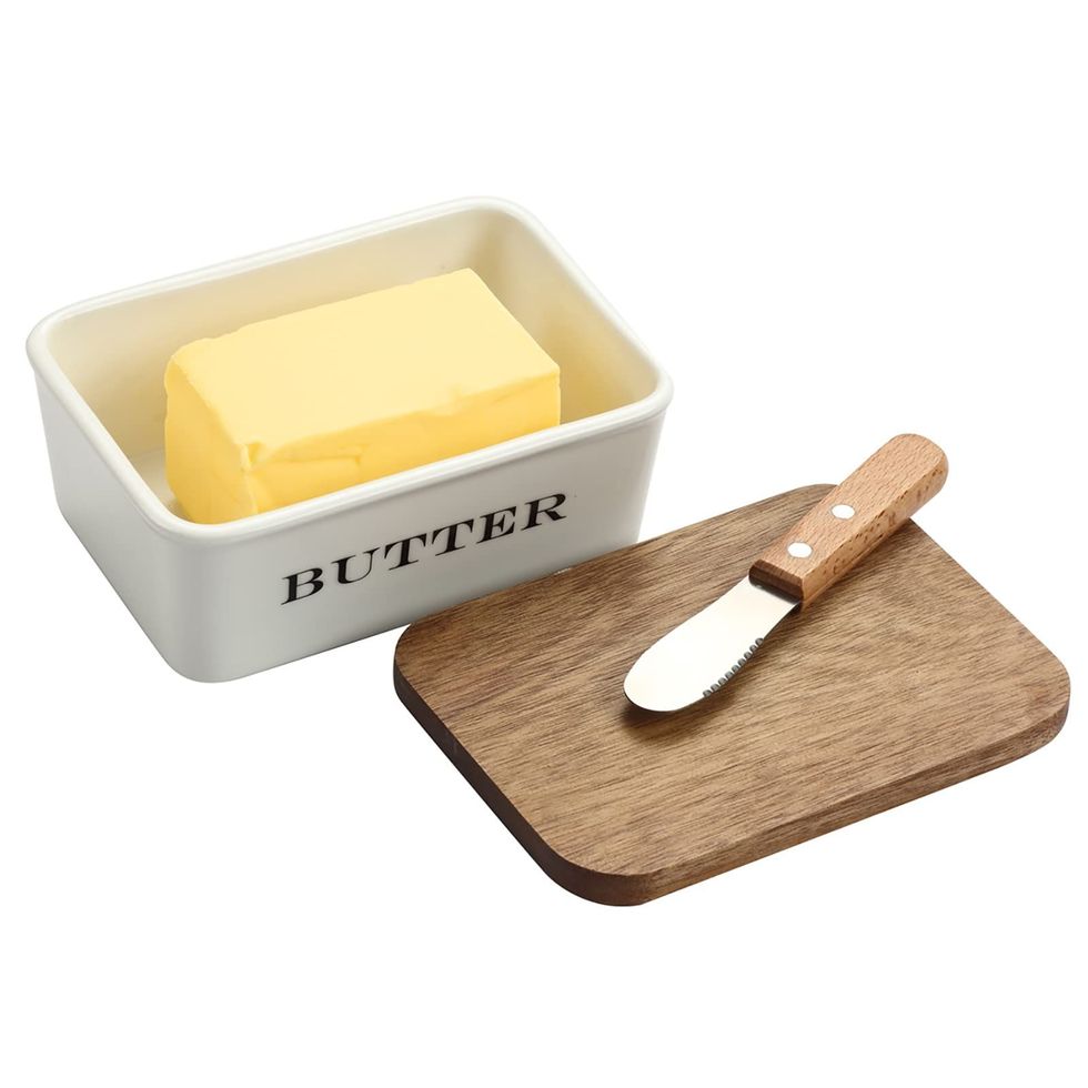Farmhouse butter dish 