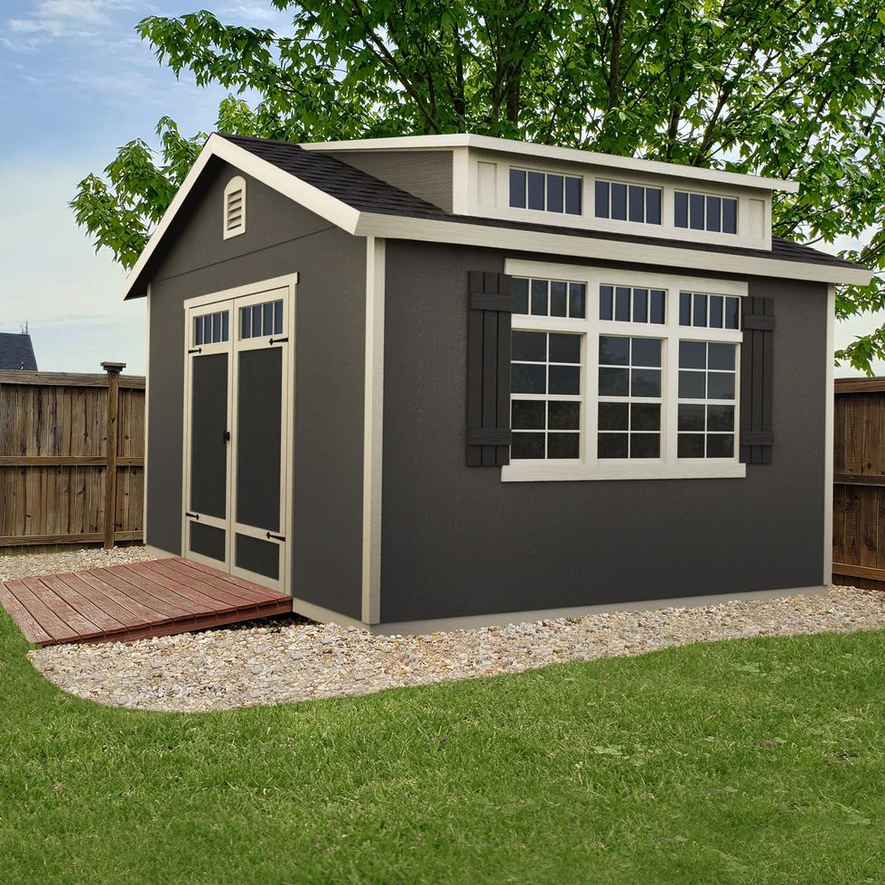 Wooden Storage Shed With Floor