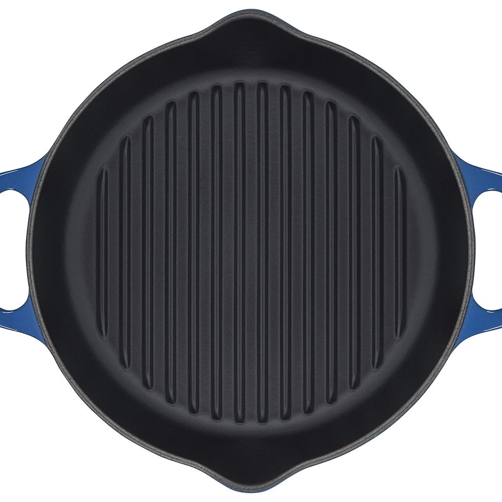 9.75-Inch Enameled Cast Iron Signature Deep Round Grill