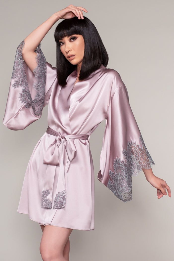 Cute silk outlet robes