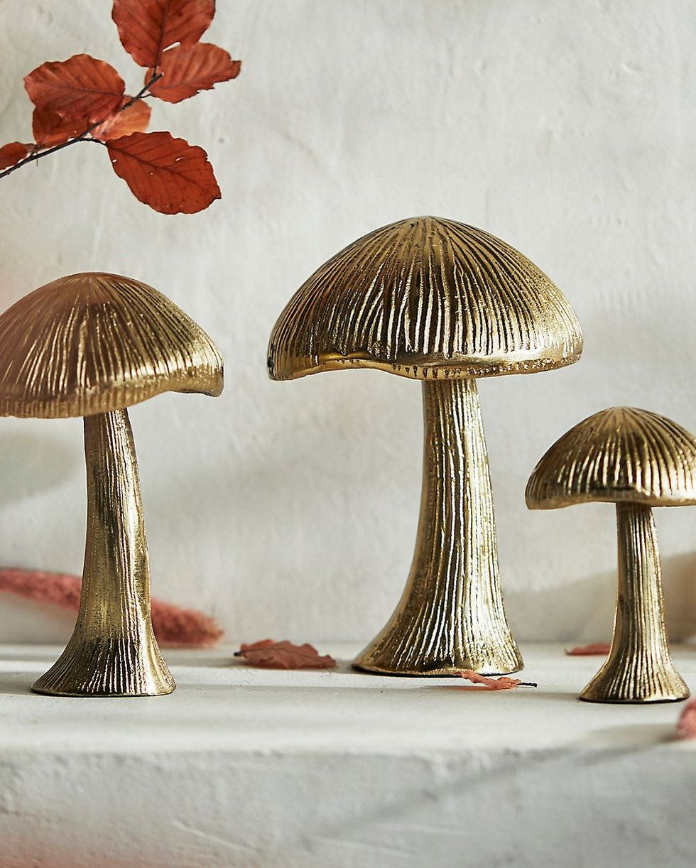 Brass Mushrooms