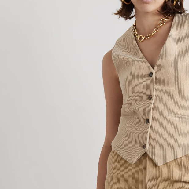 Suit waistcoat with buttons - Woman