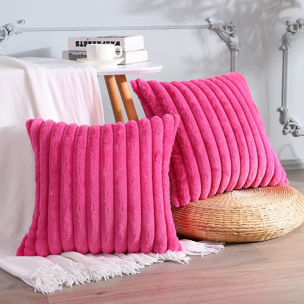 Bright pink 2024 outdoor pillows