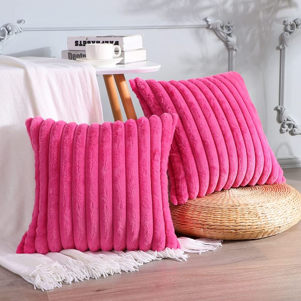 Pink Velvet Pillowcases