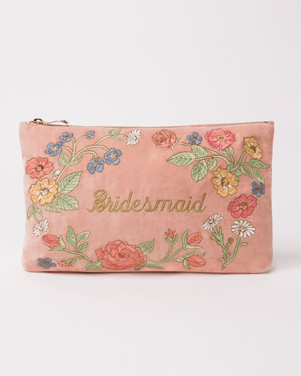 Floral 'Bridesmaid' Everyday Pouch