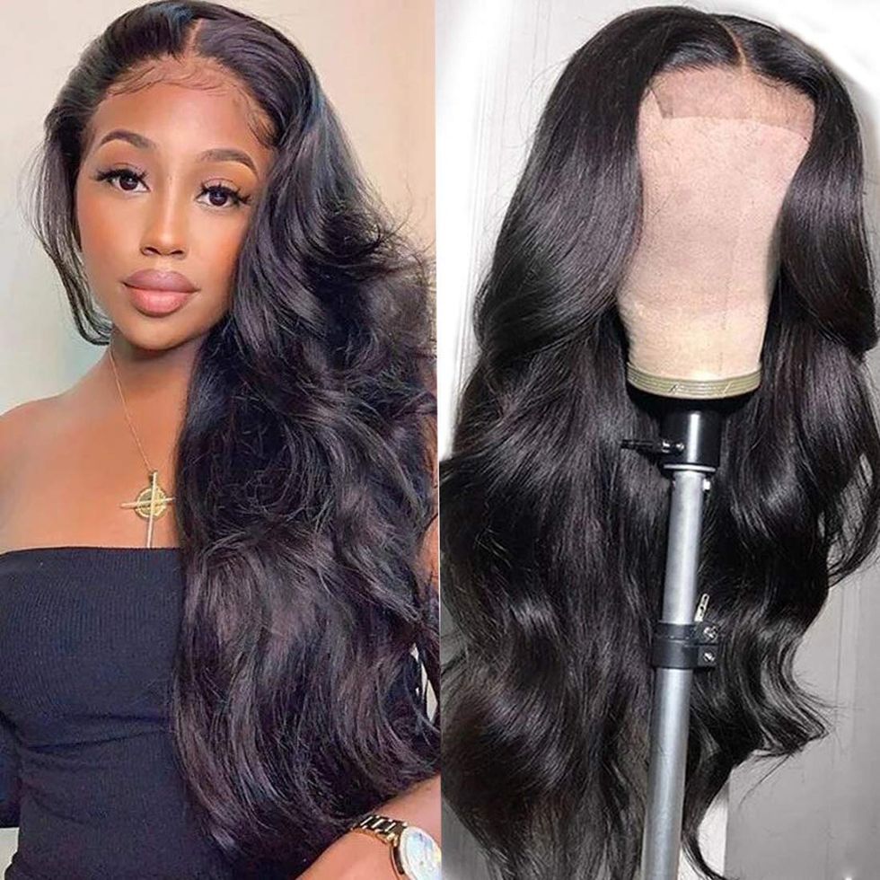 Lace closure wig is easy to install
