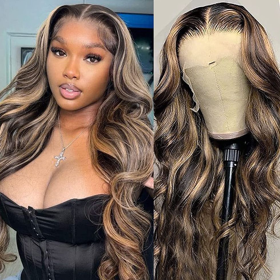 Highlight Ombre 13x4 Transparent Lace Front Wig